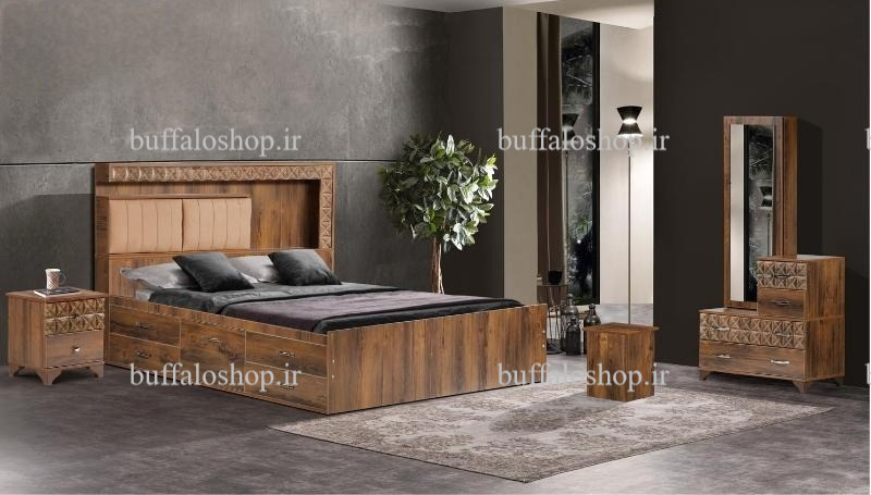 تخت دونفره پارما کلاسیک اهورا