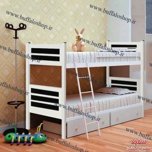 تخت خواب دوطبقه مدل سناتور سایز 90*200