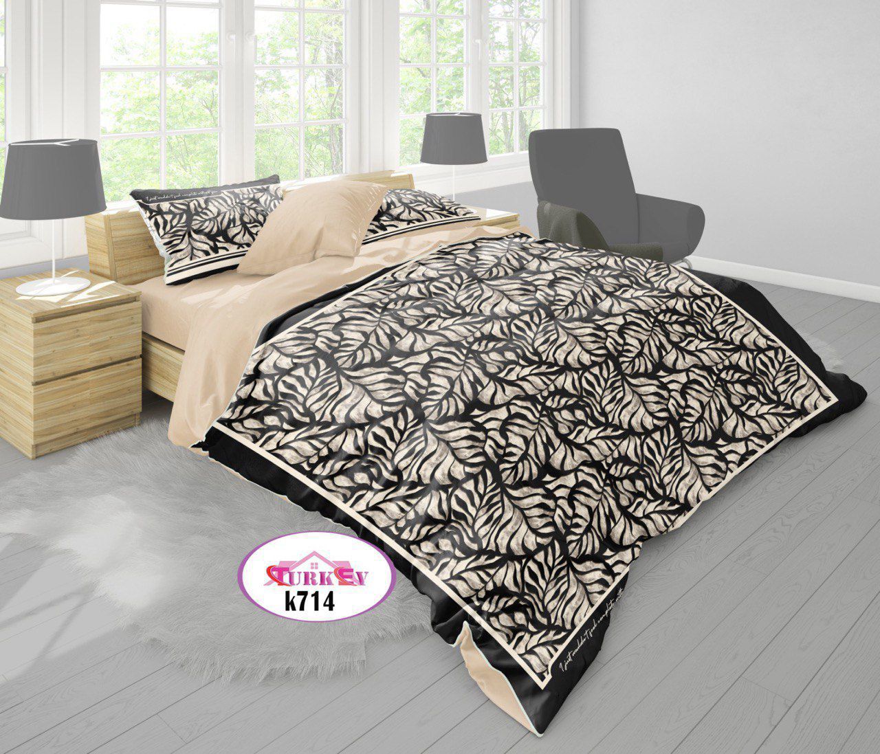 روتختی دونفره بزرگسال با لحاف و روبالشتی k804 (کپی) - Image 101